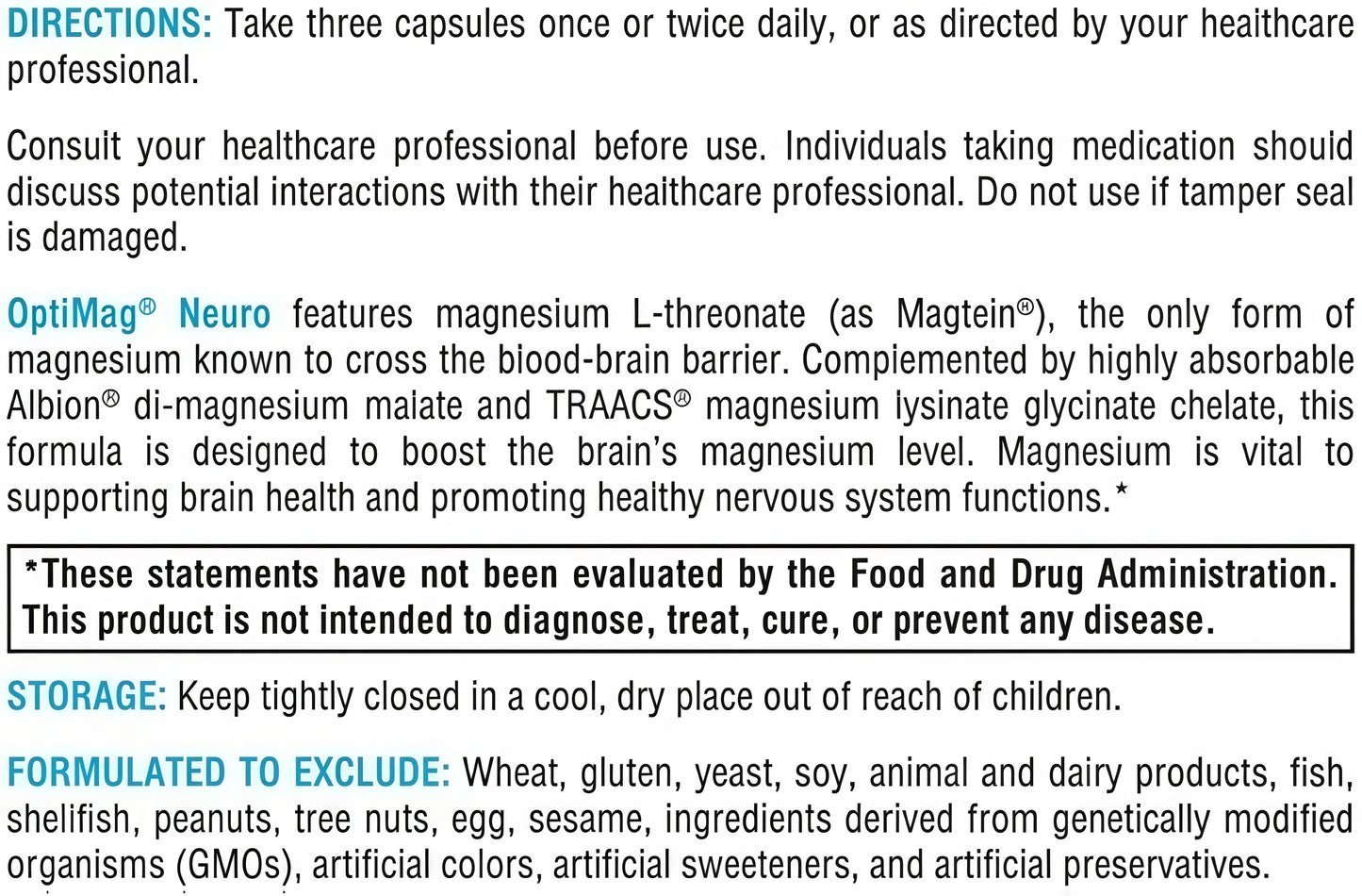 OptiMag® Neuro 90 Capsules