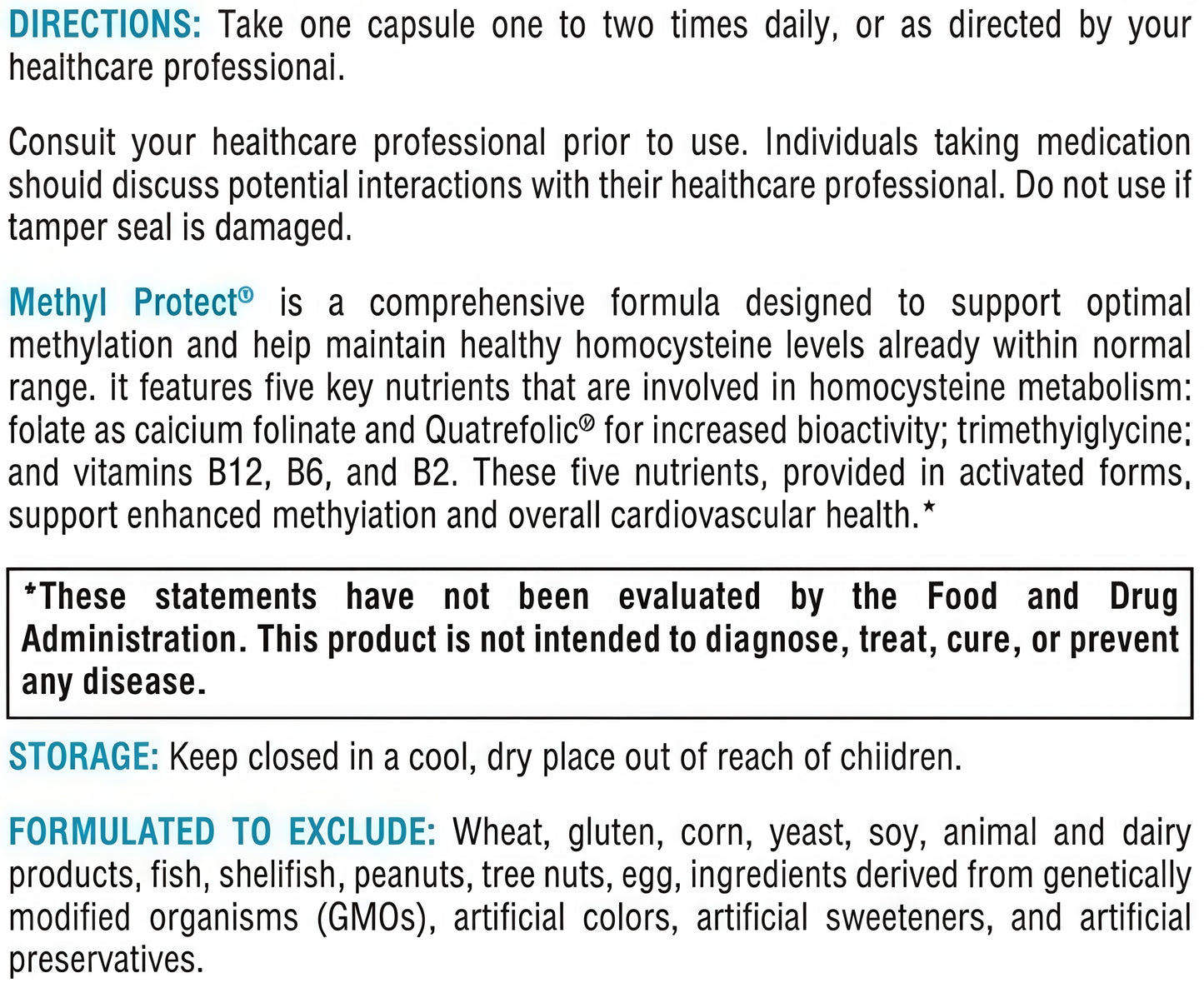 Methyl Protect® 120 Capsules